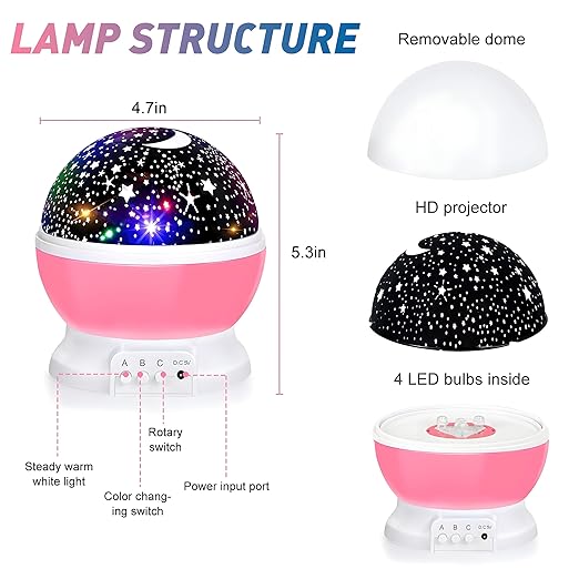 (LI-001) Star Master Style Starry Sky Projector Lamp – LED Night Light