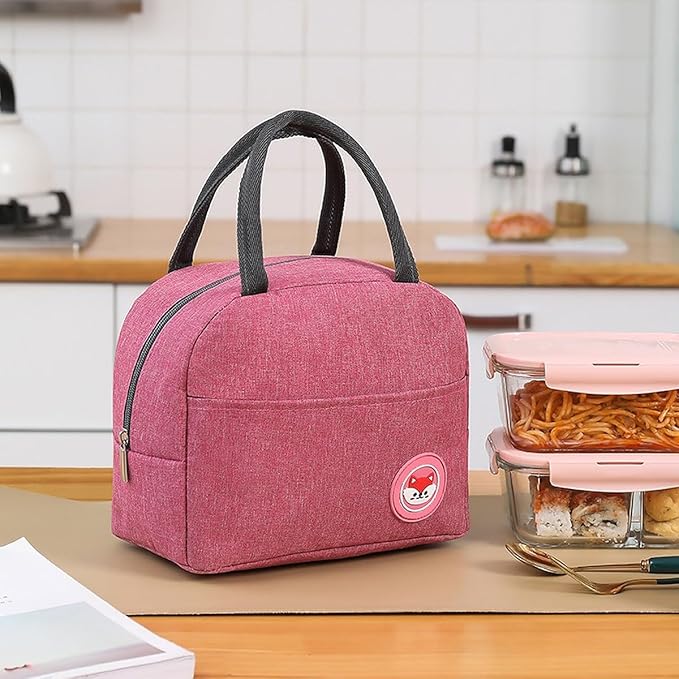 (HL-007)  (MOQ: 15 Pcs) Wolpin Insulated Lunch Bag – Portable Tiffin Storage Bag