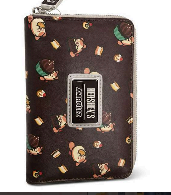 (081) Hershey’s x Antrollz Cartoon Print Zipper Wallet –  (One Purse 130.Rs)