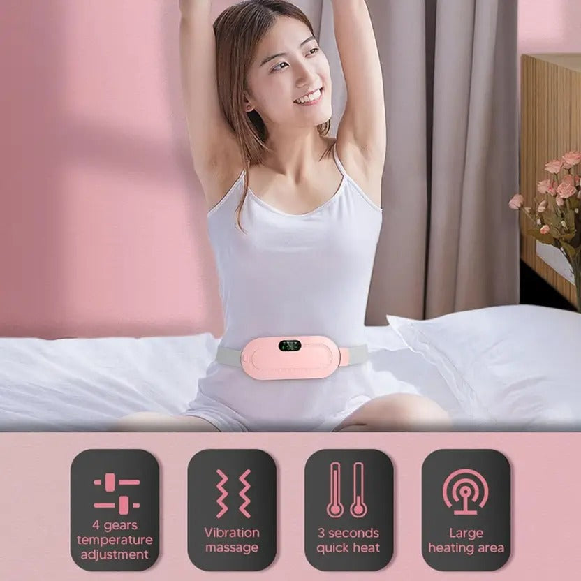 (079) Period Cramp Relief Massager & Heating Pad – (One 310.Rs)