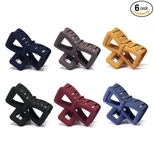 (073) (MOQ - 4 Pcs) Bow Style Hair Clutcher Clip Pack (One Piece 6.Rs) PACK OF 12 PIECES - 72