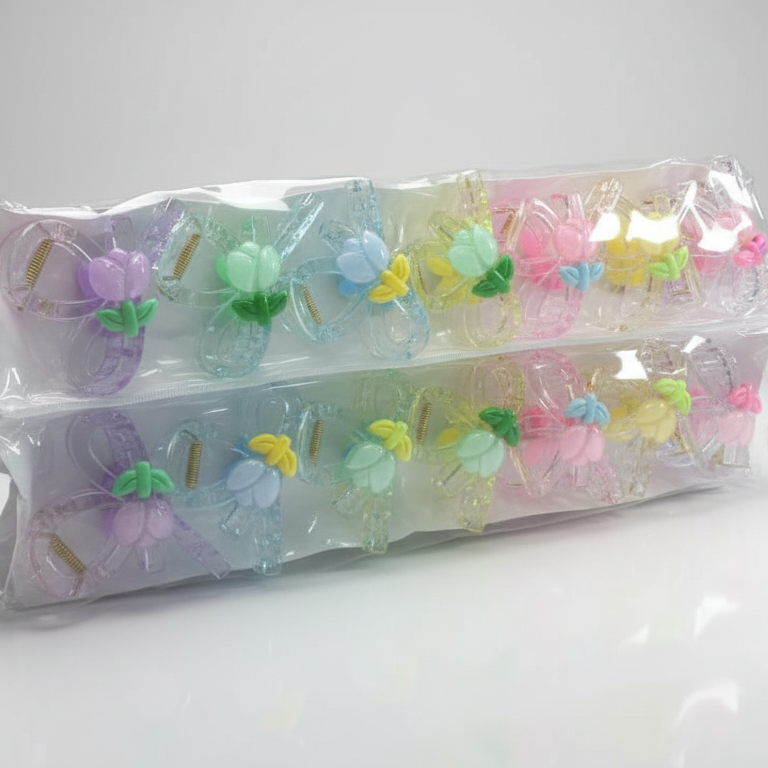(068) Big Hair Clips – Strong Grip (One Piece 30.Rs) Pack of 12 - 360