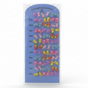 (064) Kids Multicolor Cute Shape Studs – (One Pair 6.Rs) PACK OF 36 PAIRS – 216