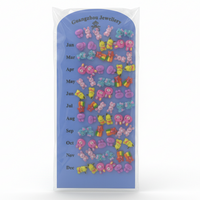 (064) Kids Multicolor Cute Shape Studs – (One Pair 6.Rs) PACK OF 36 PAIRS – 216
