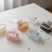 Multicolor Pearl Flower Hair Clips (060) | (One Piece 40.Rs) PACK OF 12 - 480