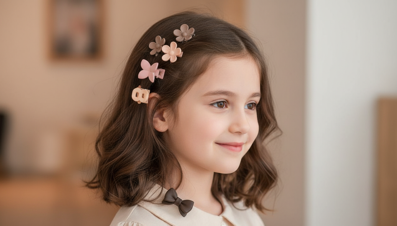Combo Hair Clips (055) Flower,Claw/Butterfly (One Piece 3.Rs) PACK OF 36 PIECES – 108