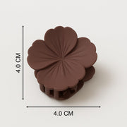 (086) Hibiscus Flower Hair Claw Clips (₹17 Per Piece | Pack of 12 - ₹200)