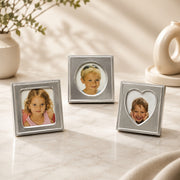 (G27) (MOQ 6 pcs) Mini Photo Frame Set (3 Shapes) – Each Frame 4x4 Size