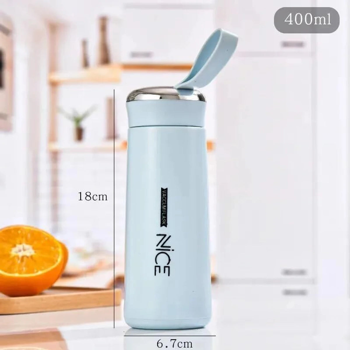 (B1) (MOQ 8-Piece) Nice Glass Water Bottle - 400 ML Bottle