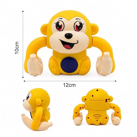 (T59) Cute Monkey Toy with Moving Arms – Interactive Cartoon Animal Toy