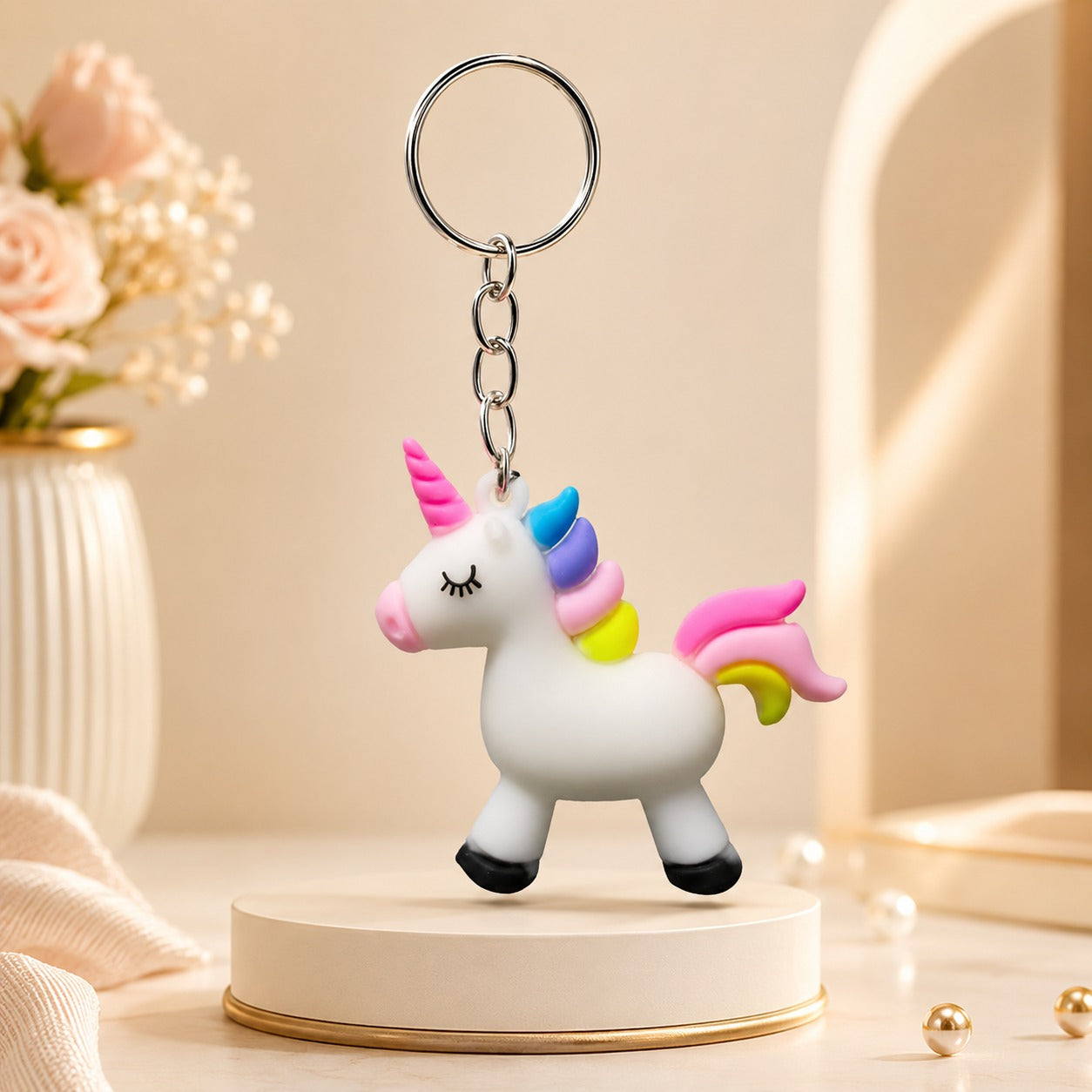 (KC-007) (MOQ: 12 Pcs) Stylish Characters Keychains - Different Characters (Pack of 12 Pcs : 72 Rs)