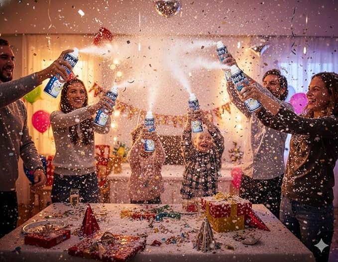 (G60) Festive Snow Spray – 450g Birthday & Party Decoration Spray( 1 Piece - 40 Rs )