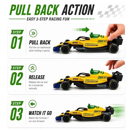 (T58) High Quality Pull-Back Racing Car –  Sports Toy Car