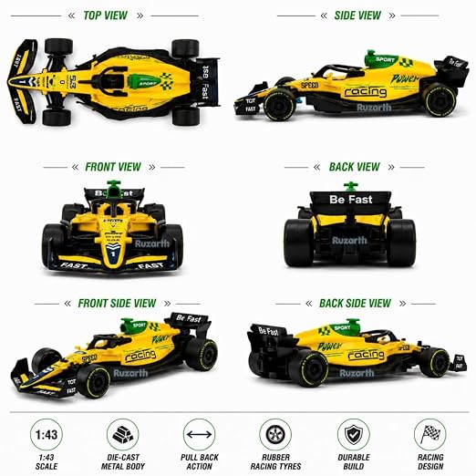 (T58) High Quality Pull-Back Racing Car –  Sports Toy Car