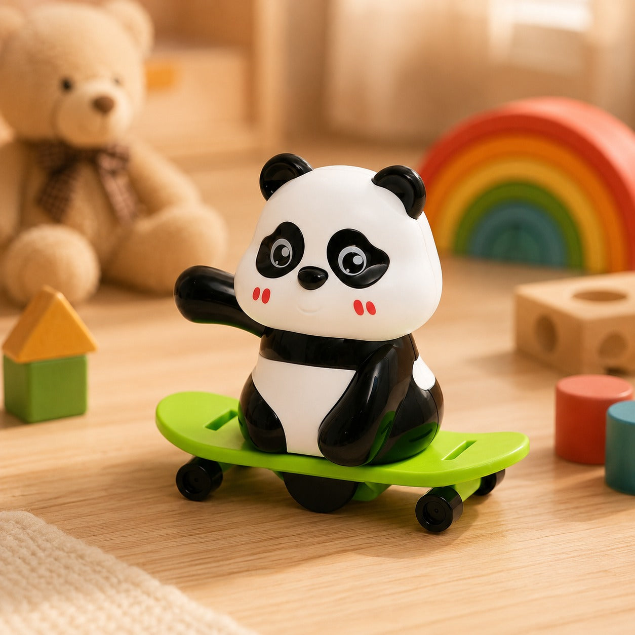 (T-001) Cute Panda Action Toy for Kids – Interactive Panda Toy (Different Design)