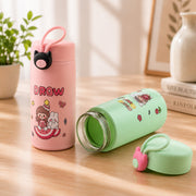 (B63) (MOQ: 2 Pcs) Aimeng Cup Glass Water Bottle 300 ML – Stylish Compact Bottle
