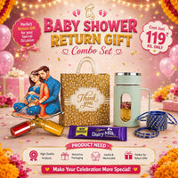 (PRC2) (MOQ: 30 Pcs) Return Gift Combo Set – Couple Gift, Designer Gift Bag, Glass Bottle, Bangles Set, Dairy Milk Chocolate & Kumkum Haldi Bottles