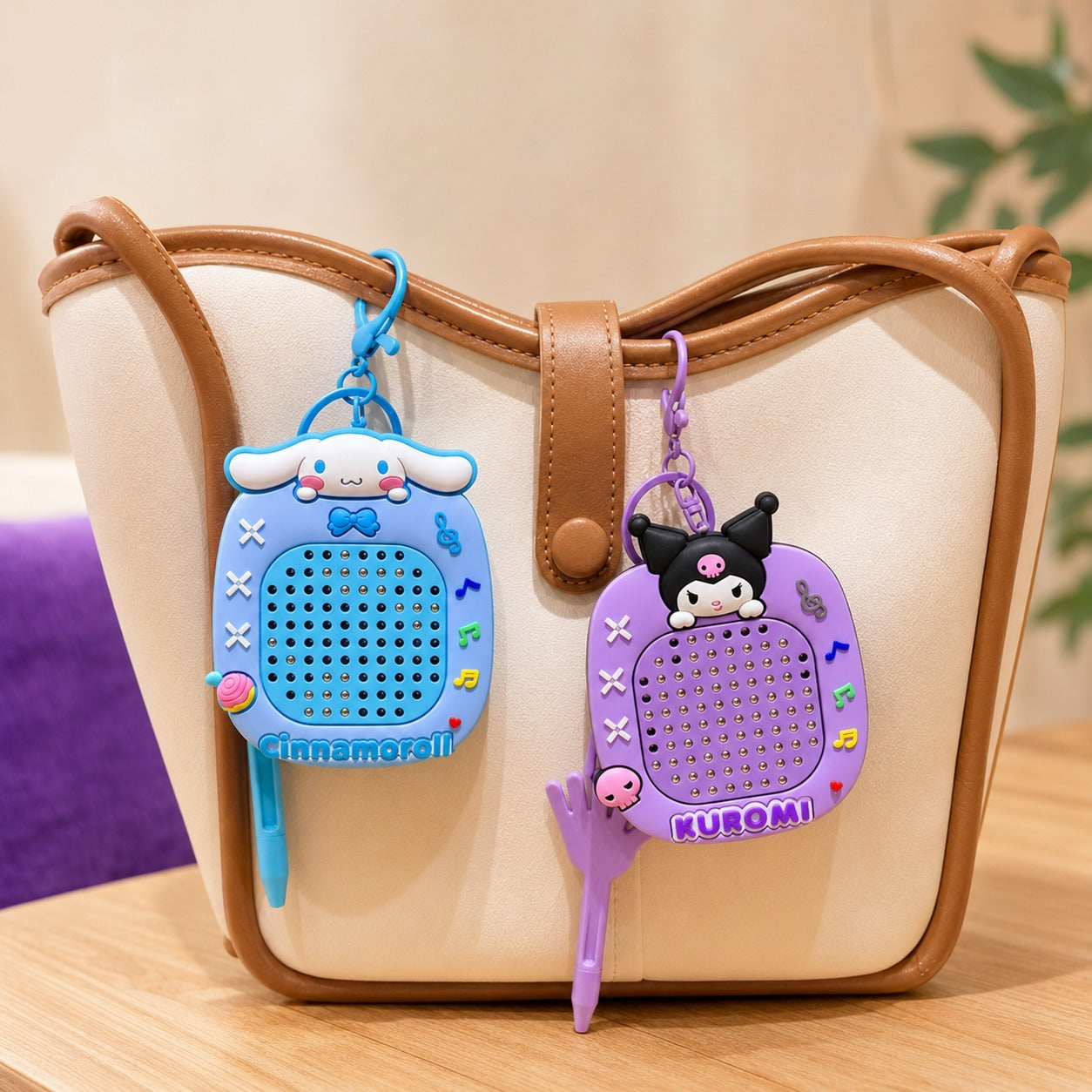 (KA-010) (MOQ: 4 Pcs) Mini Magnetic Magpad Keychain Toy