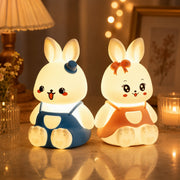 (LI-018) Big Kitty LED Night Lamp – Cute Silicone Touch Lamp with Color Changing Light