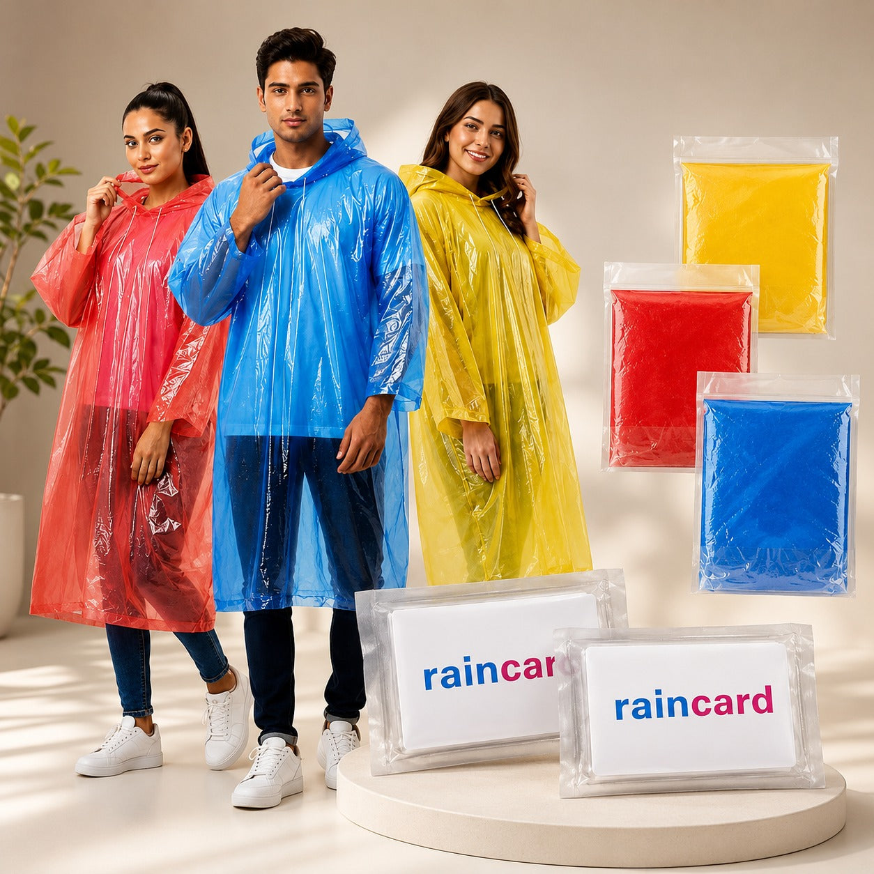 (S-014) (MOQ: 24 Pcs) Disposable Rain Coat for Adults (Big Size) - Lightweight