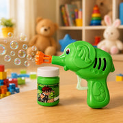 (T10) (MOQ: 2 Pcs) Water Bubble Gun for Kids with Bubble Solution