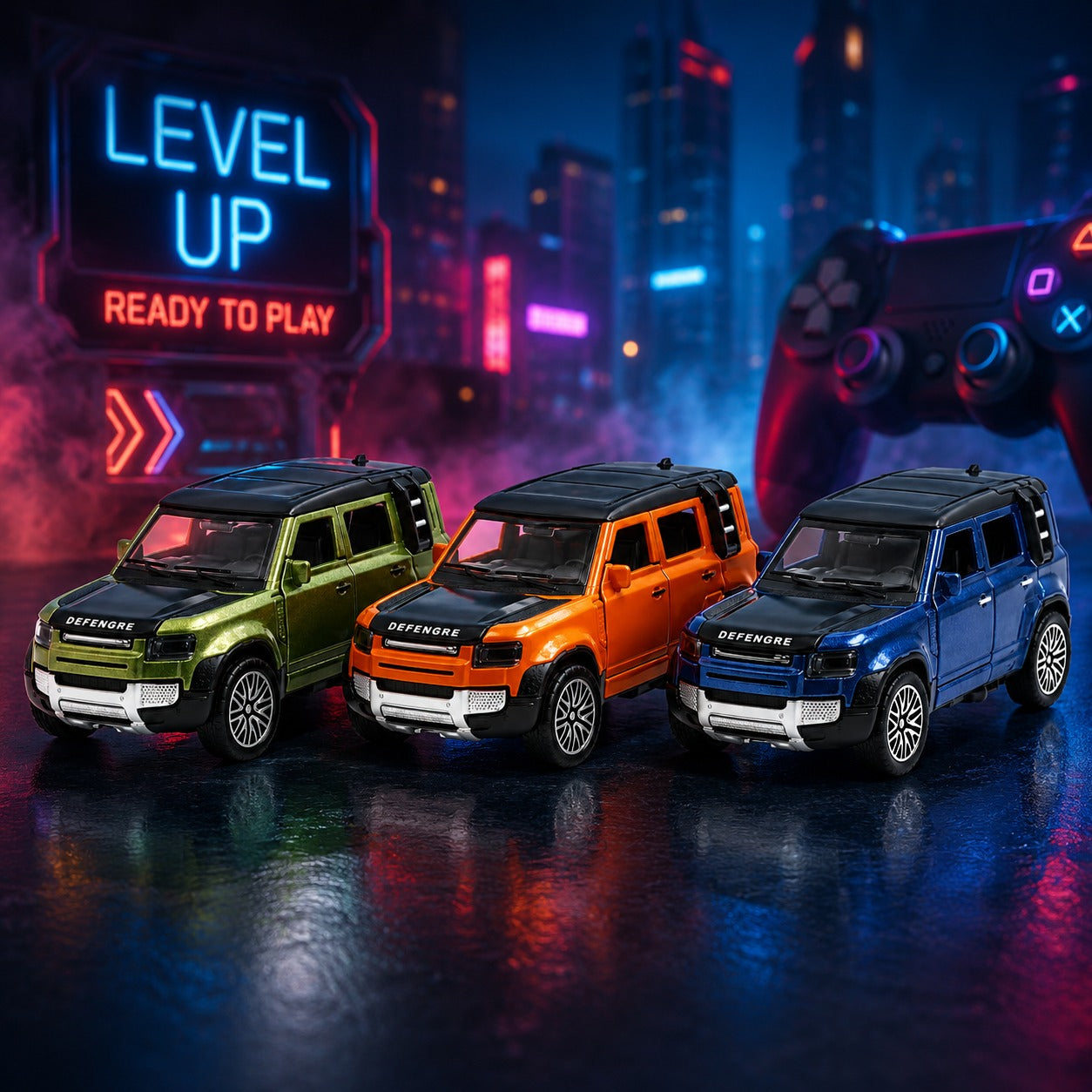 (T-030) TB Model Alloy Metal Car – Defender Die-Cast Model Car Toy