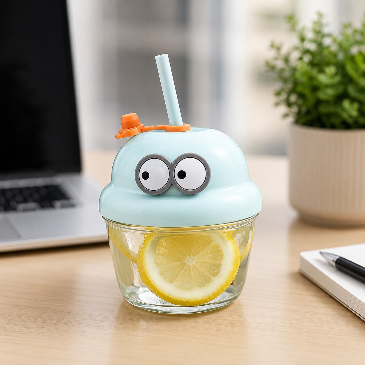 (B-042) (MOQ: 4Pcs) Mini Eye Cup 200ML Glass Tumbler