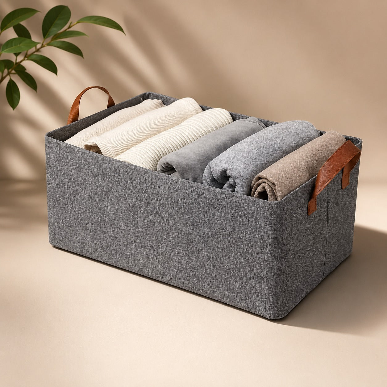 (HL-009) Lightweight Foldable Laundry Hamper & Storage Basket