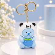 (KC-016) Cute Panda Doll Keychain – Mini Cartoon Bag Charm & Key Holder