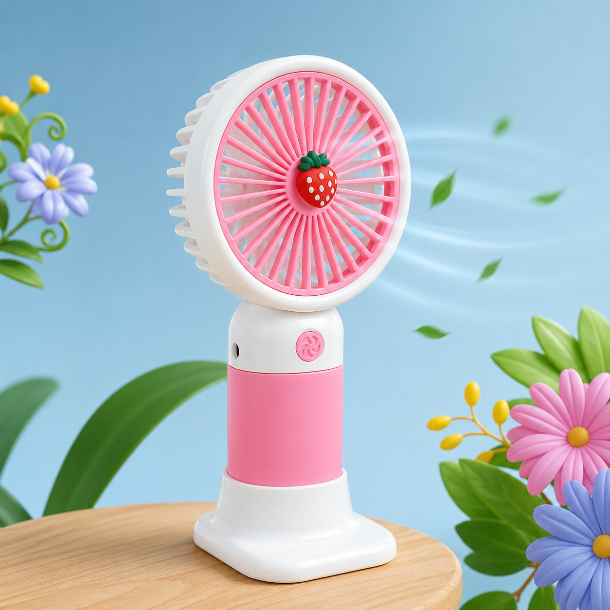 (HL-016)(MOQ: 4 Pcs) Eternal Classics Portable USB Mini Fan – Rechargeable Fan