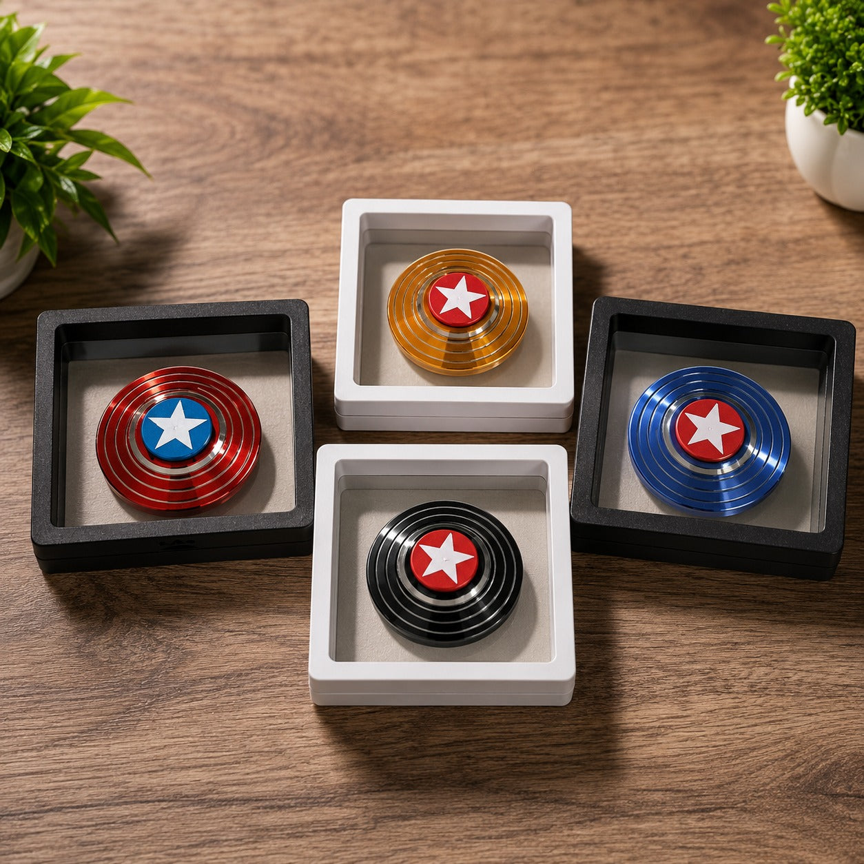 (T-027) Metal Spinner Hand Spinner – Premium Stress Relief Fidget Toy
