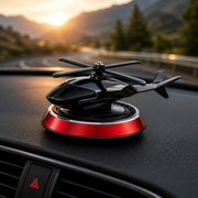 (C-003) Solar-Powered Rotating Helicopter Car Air Freshener