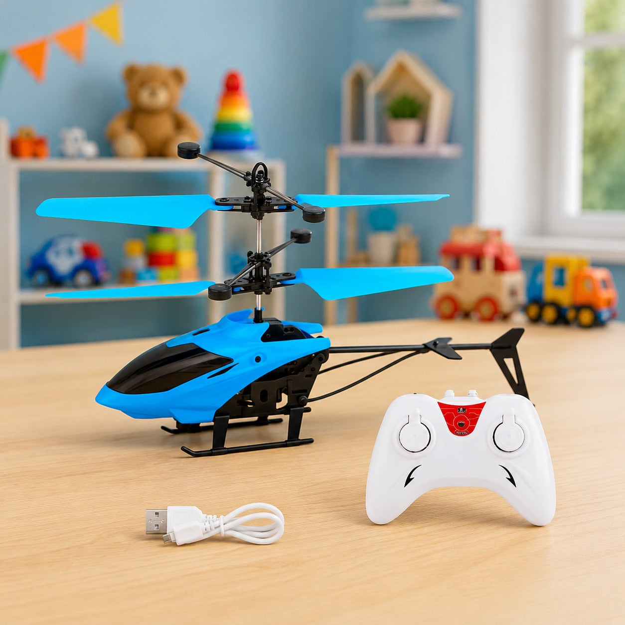 (T-029) Remote Control Flying Helicopter with Hand Gravity Sensor