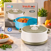 (K17) Insulated Inside Steel Hot Box 1500 ML – Stainless Steel Food Storage