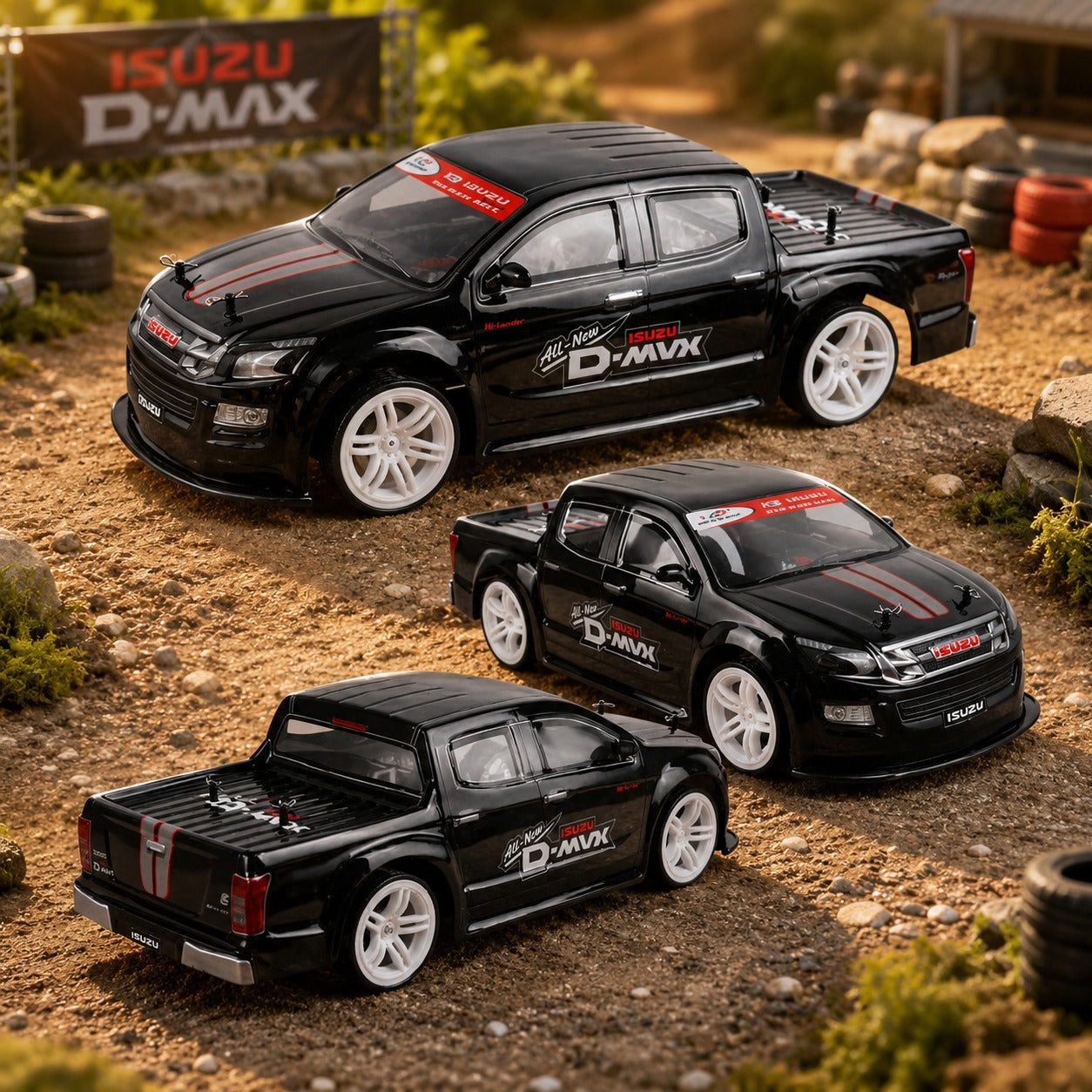 (T-006) Four-Wheel Drive High-Speed RC Racing Car Toy and Hobby Enthusiasts