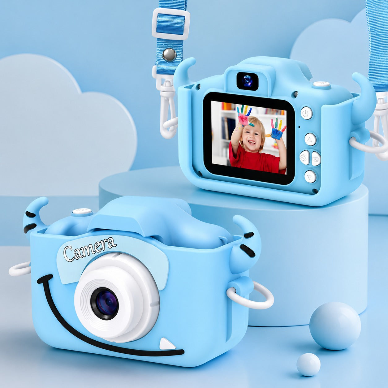 (KA-004) Kids 1080P HD Digital Camera – Cute  Design Video Camera