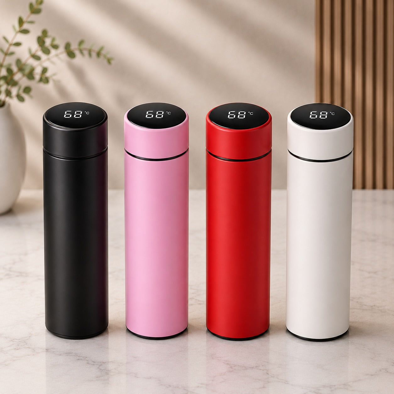 (B-007) Smart LED Temperature Display 500ml Vacuum Flask