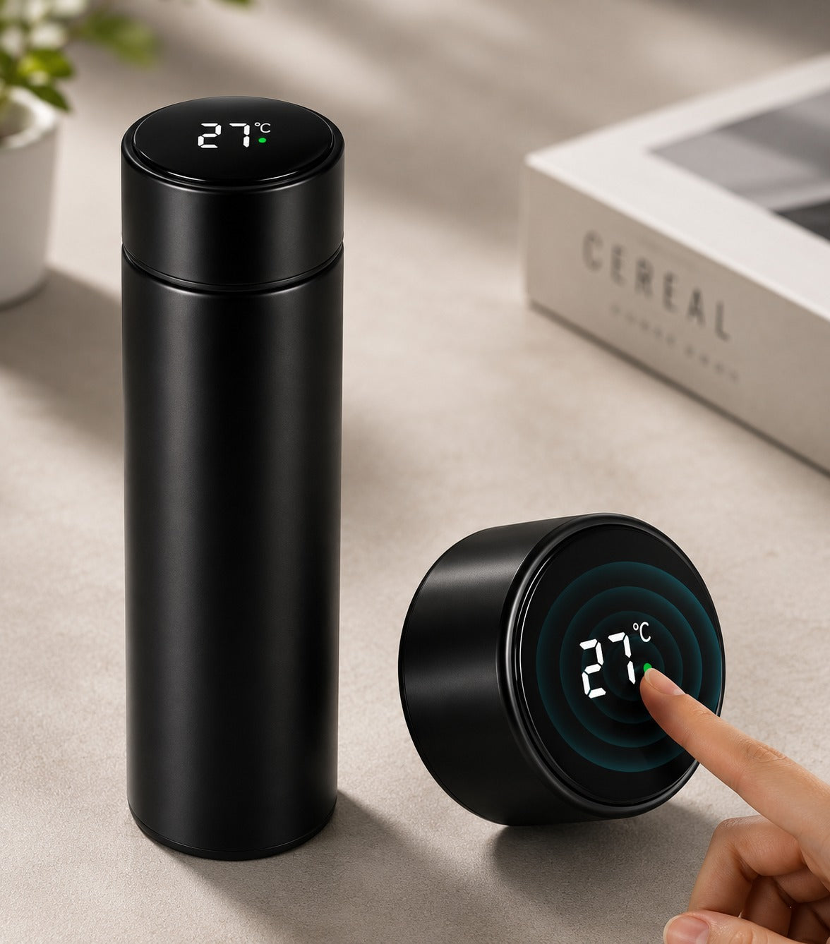 (B-007) Smart LED Temperature Display 500ml Vacuum Flask