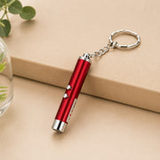 (KC-002)  (Pack of 12 Pcs) Compact Laser Pointer & LED Keychain Torch