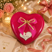 (G-049) (MOQ : 4 Pcs) Large Size Heart Shape Gift Tin Box – Decorative Gift Box