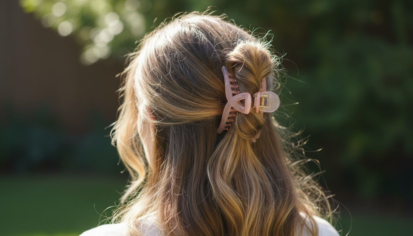 (WA-016)  Large Butterfly Hair Clips | (Single Piece 15.Rs) Pack of 12 - 180.Rs
