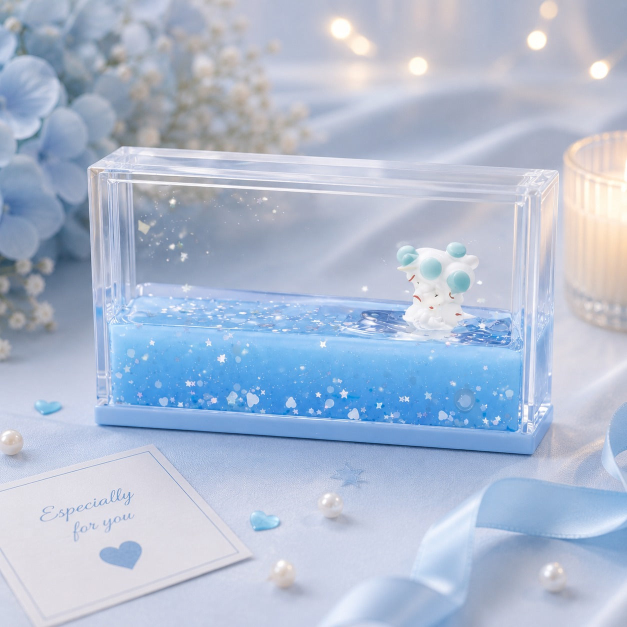 (G-017) Cute Big Liquid Motion Display Toy for Desk Décor
