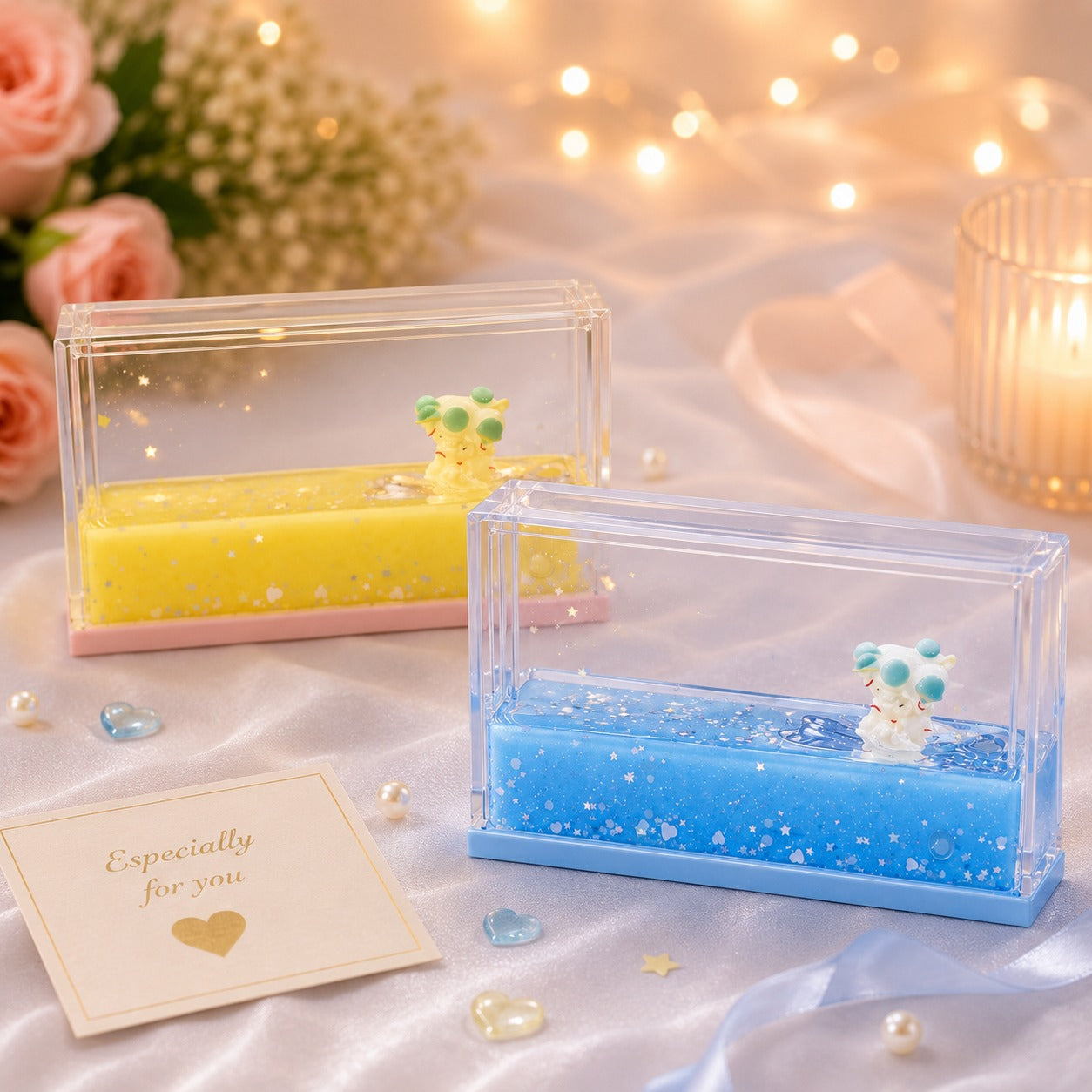 (G-017) Cute Big Liquid Motion Display Toy for Desk Décor