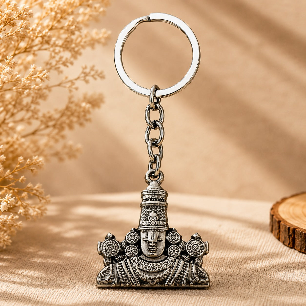 (KC-023) (MOQ: 4 Pcs) Spiritual Key Holder  - Lord Murugan Vel, Perumal