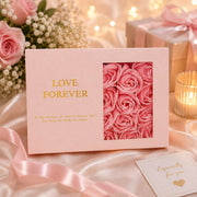 (G-018) Romantic Pink Rose Soap Gift Set – “Love Forever”