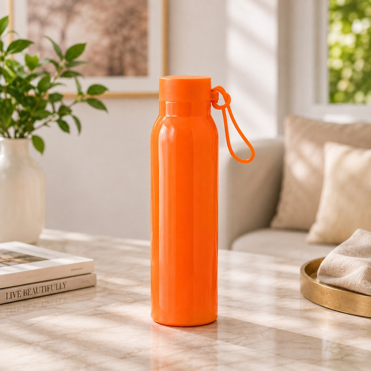 (B61) (MOQ: 2 Pcs) Lovely Glass Water Bottle 450ML - OBN Style Drinking Bottle