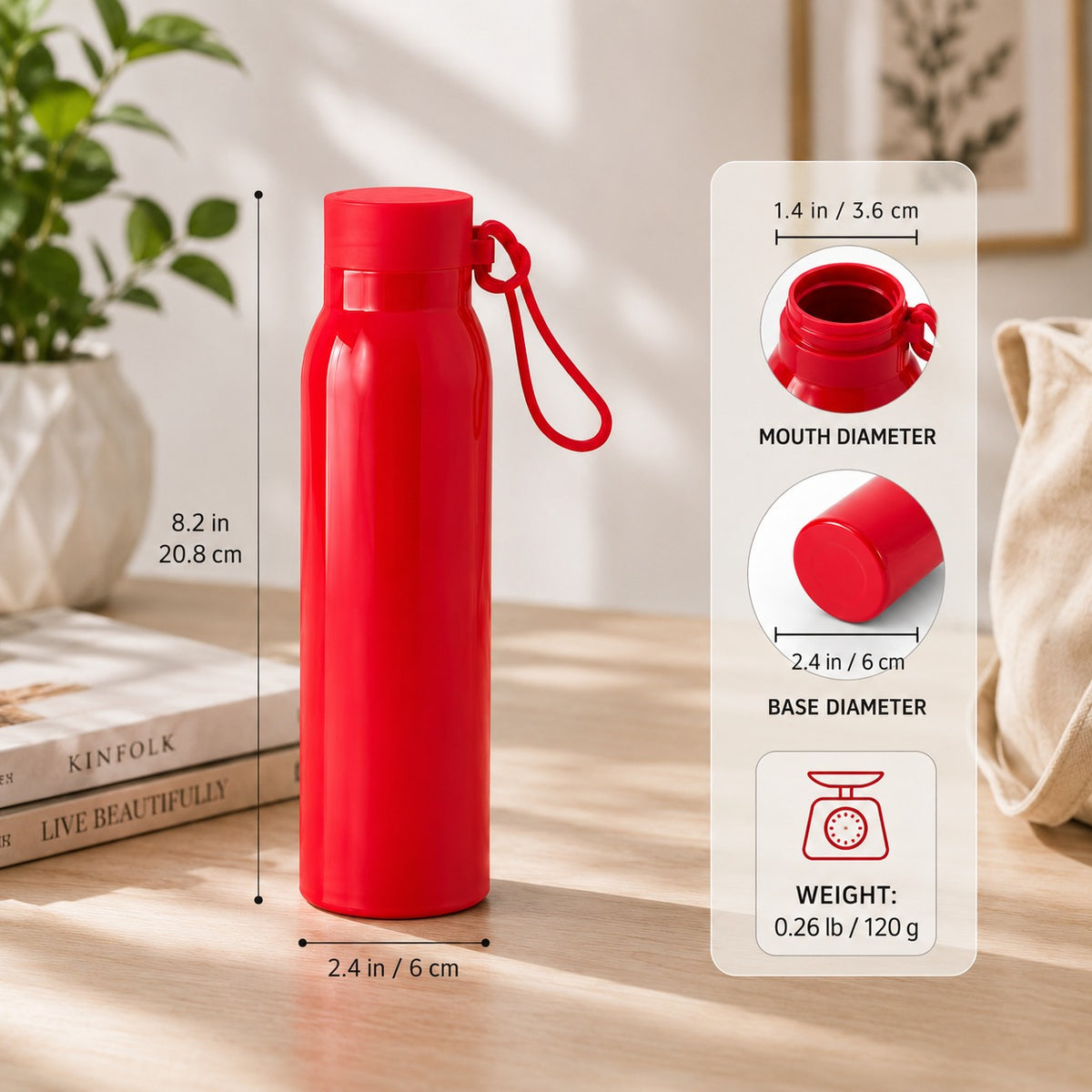 (B61) (MOQ: 2 Pcs) Lovely Glass Water Bottle 450ML - OBN Style Drinking Bottle