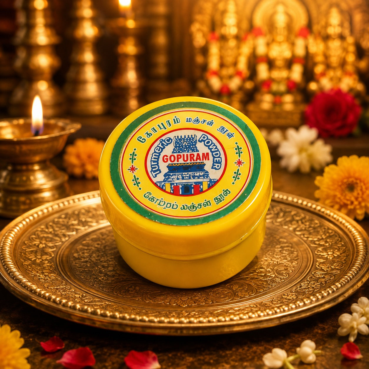 (R-032) (MOQ: 50 Pcs) Manjal & Kum Kum Box Set – Compact Haldi Kumkum Set for Pooja