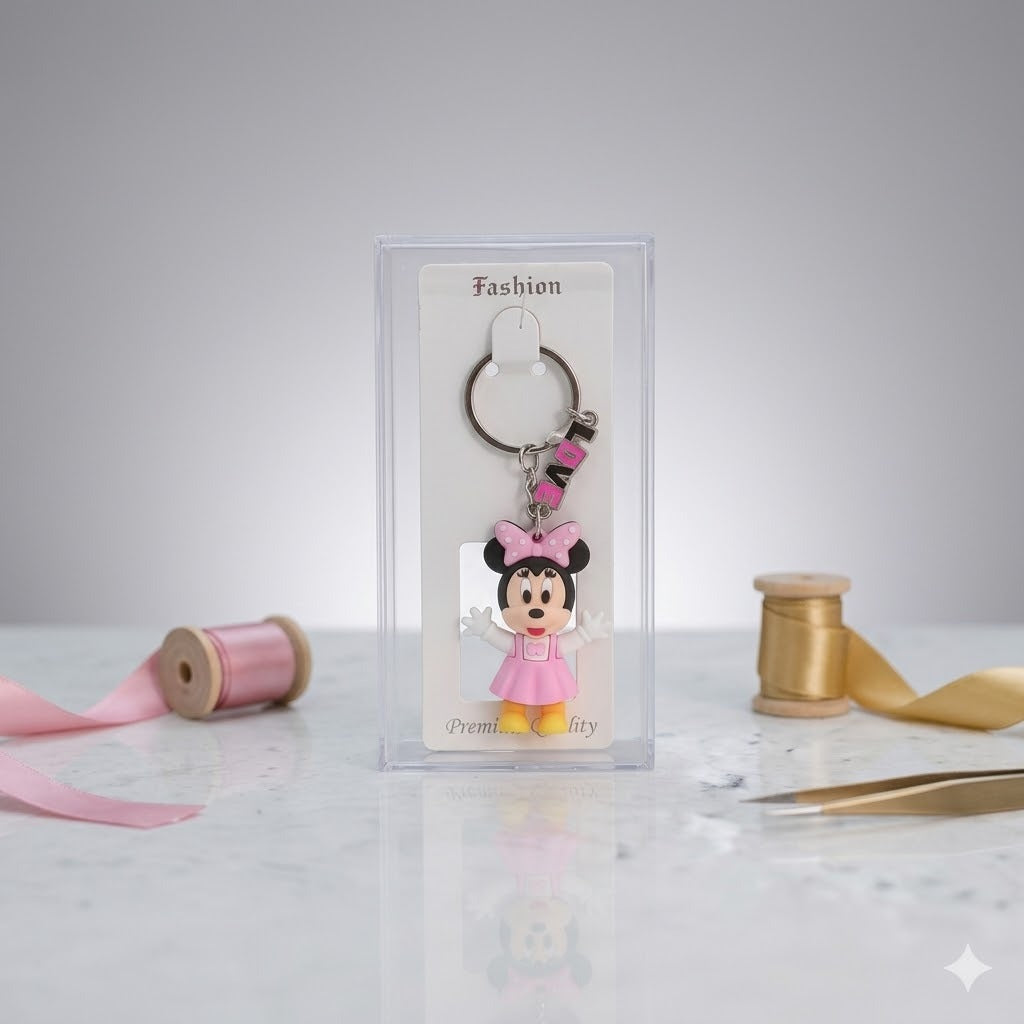 (KC-006) (MOQ: 4 Pcs) Premium Character Keychain Collection
