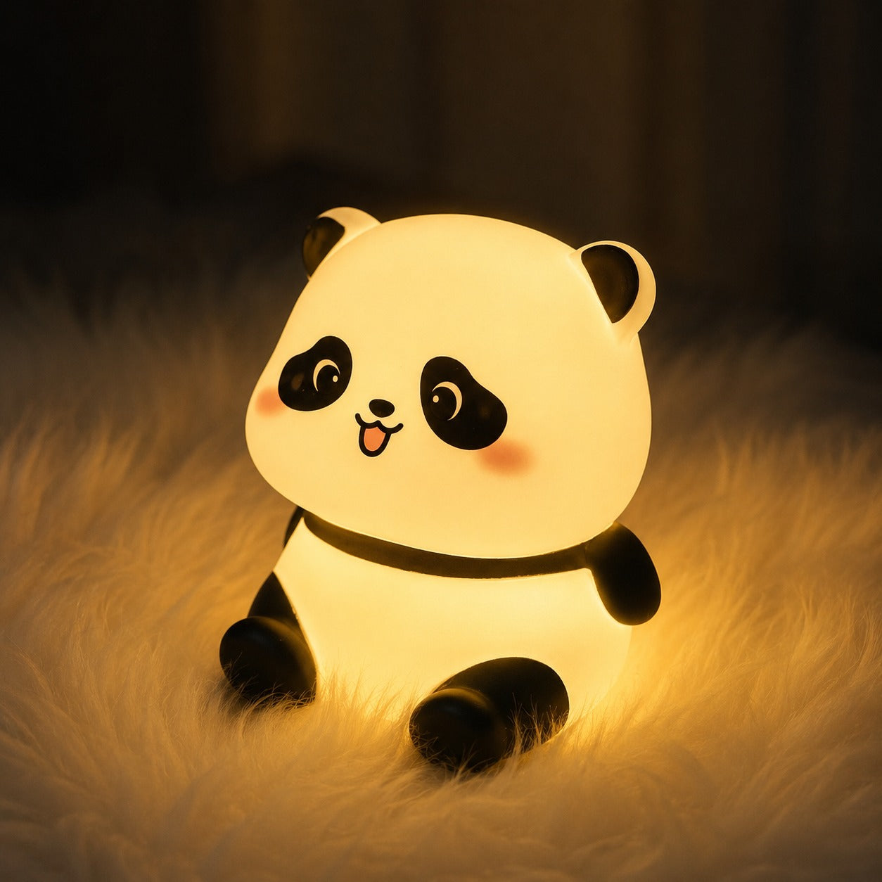 (LI-005) (MOQ: 4 Pcs) Mini Panda LED Night Lamp – Cute Bedroom & Room Light